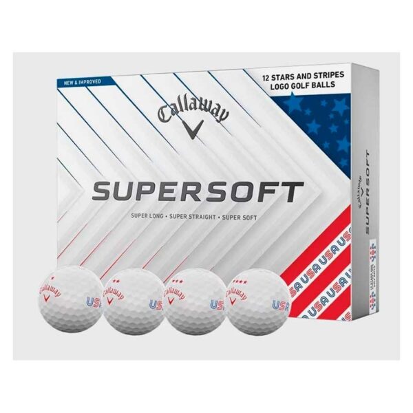 Bajo Par PELOTAS CALLAWAY SUPERSOFT STARS AND STRIPES / DOCENA PELOTAS CALLAWAY SUPERSOFT STARS AND STRIPES / DOCENA