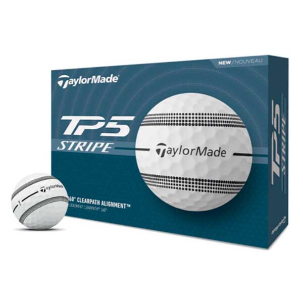 Bajo Par PELOTAS TAYLORMADE TP5 STRIPE / DOCENA PELOTAS TAYLORMADE TP5 STRIPE / DOCENA